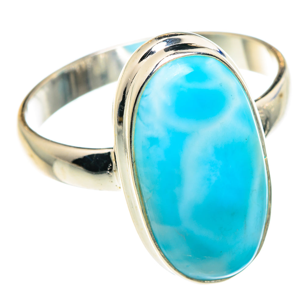 Larimar Rings handcrafted by Anasilvercos - RING88309