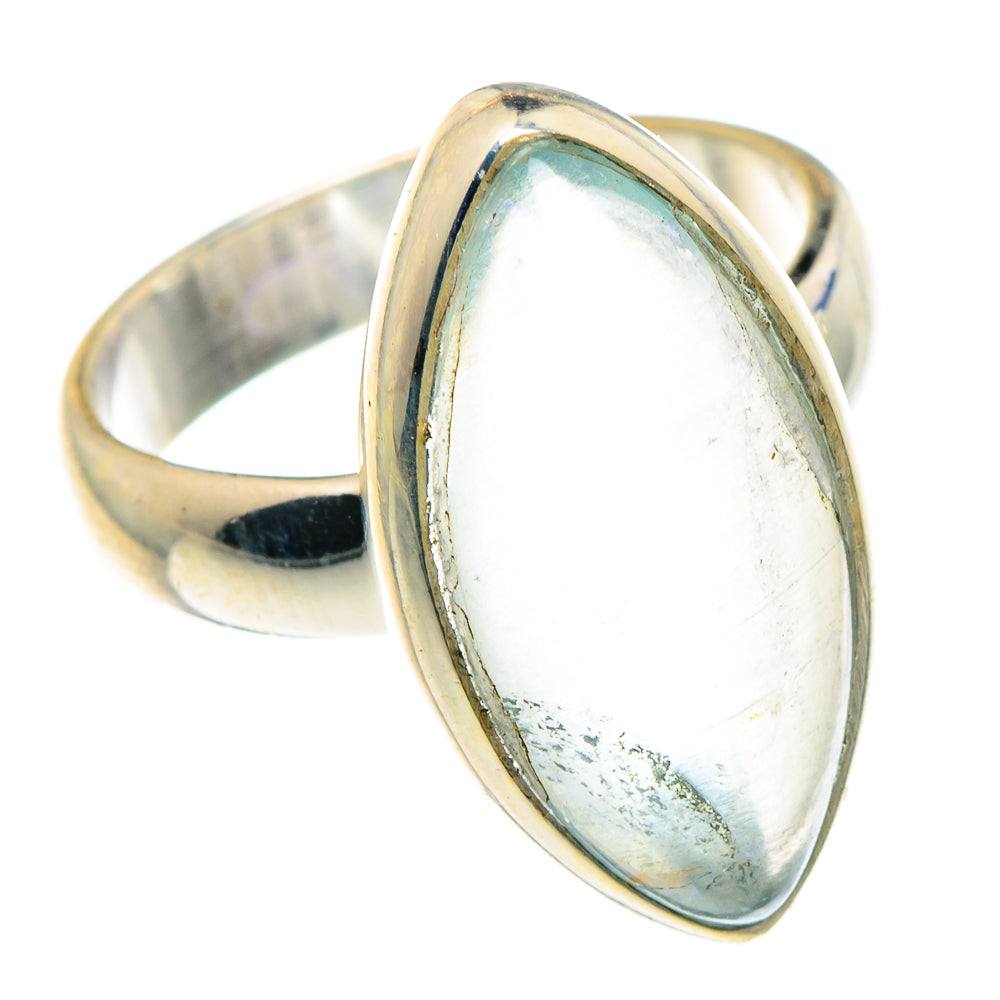 Aqua Chalcedony Rings handcrafted by Anasilvercos - RING88310