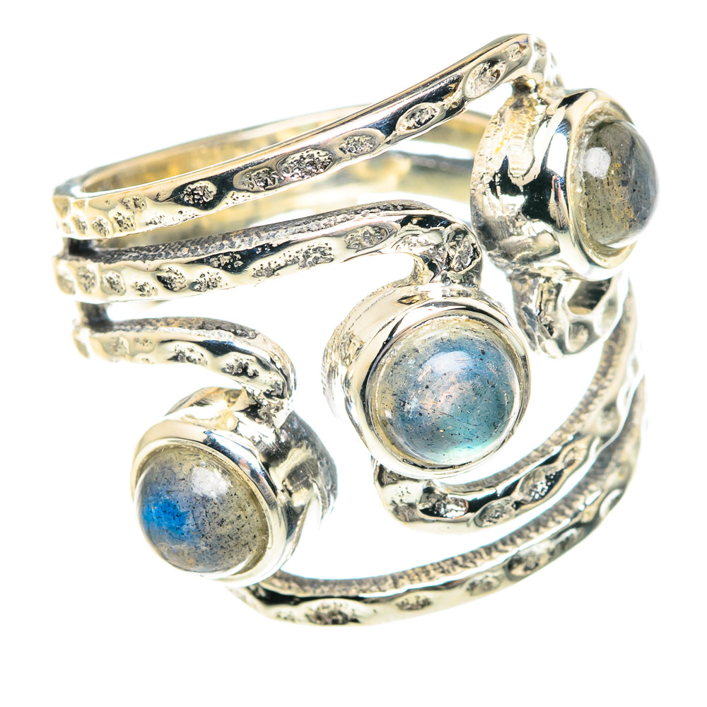 Labradorite Rings handcrafted by Anasilvercos - RING88312