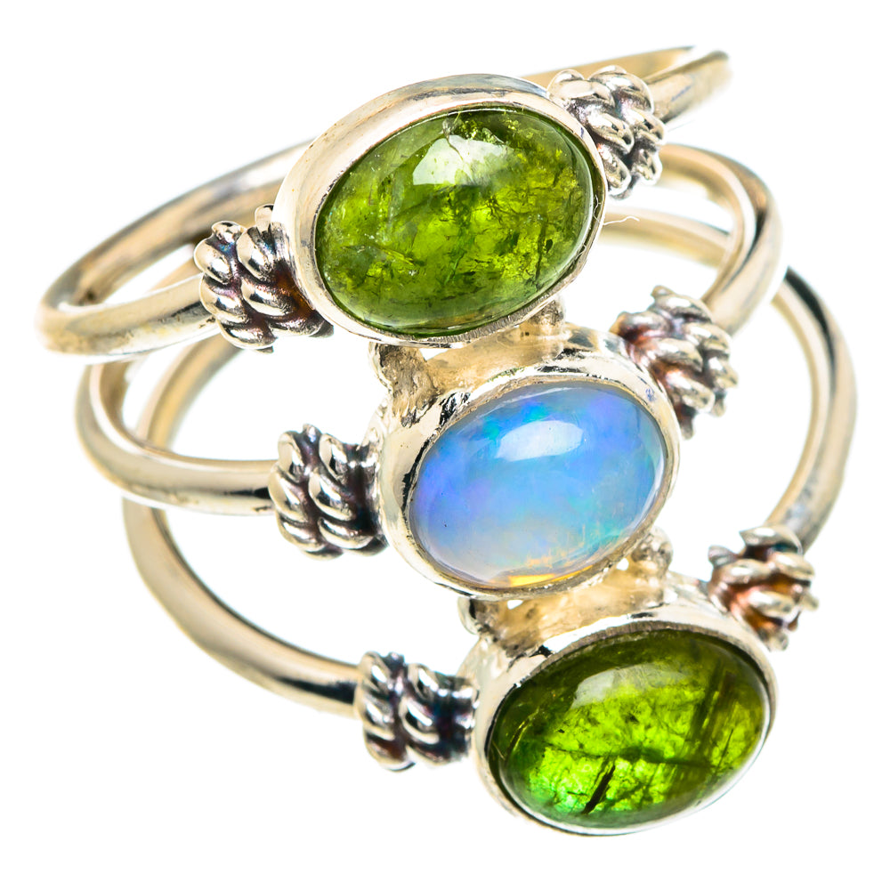 Ethiopian Opal Rings handcrafted by Anasilvercos - RING88330