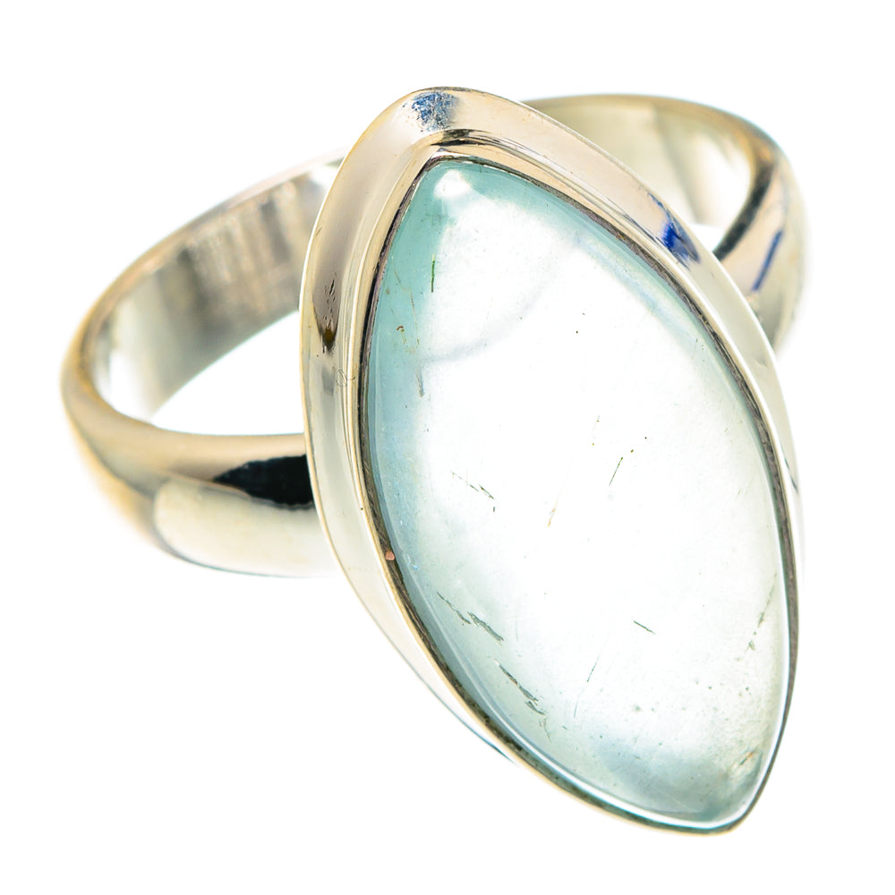 Aqua Chalcedony Rings handcrafted by Anasilvercos - RING88334
