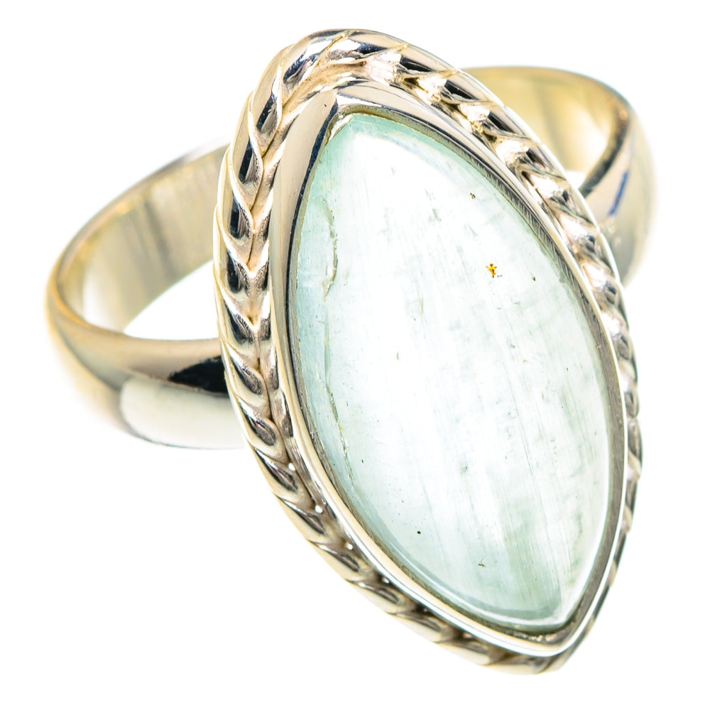 Aqua Chalcedony Rings handcrafted by Anasilvercos - RING88340 - Photo 2