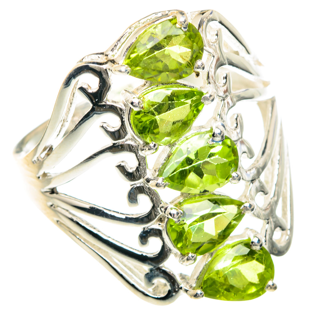 Peridot Rings handcrafted by Anasilvercos - RING88342
