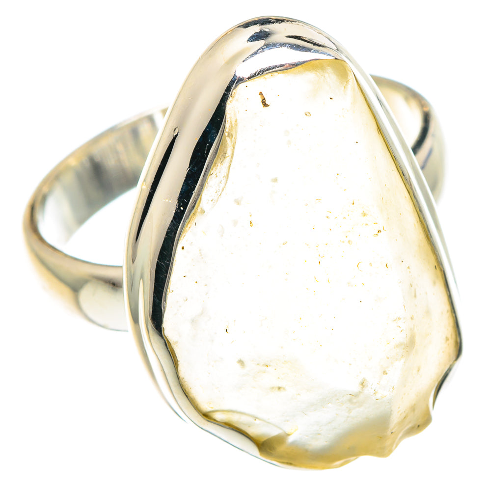 Libyan Desert Glass Rings handcrafted by Anasilvercos - RING88347 - Photo 2