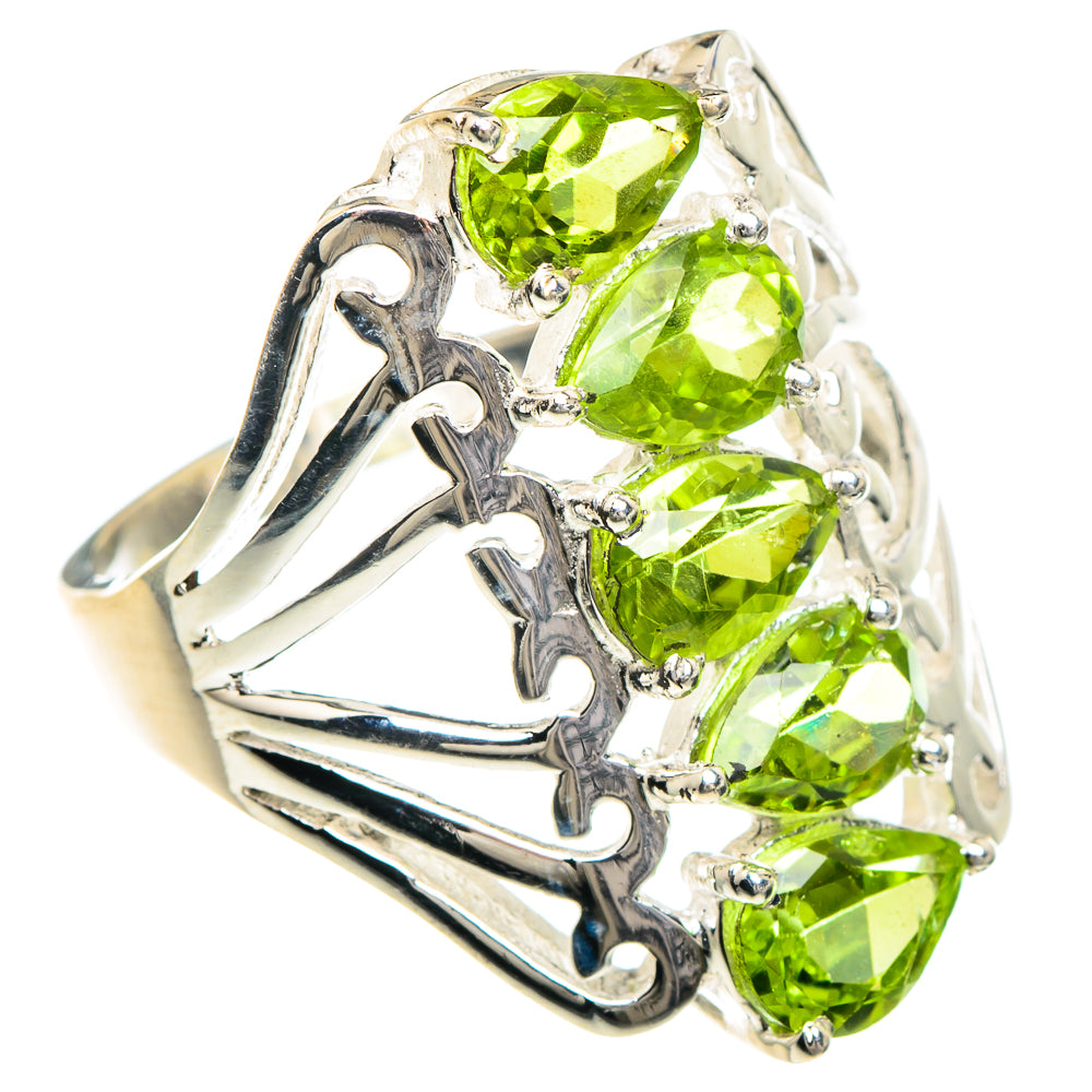 Peridot Rings handcrafted by Anasilvercos - RING88366