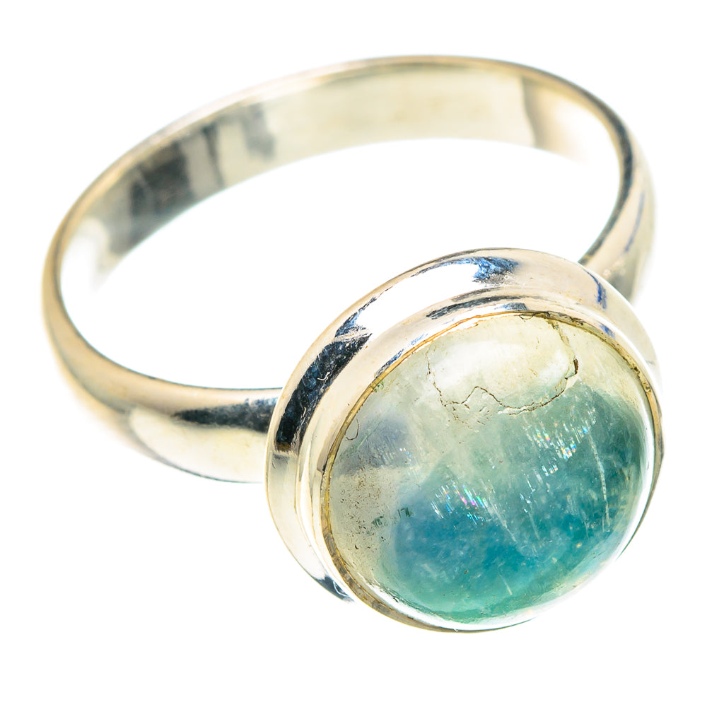 Green Moonstone Rings handcrafted by Anasilvercos - RING88369