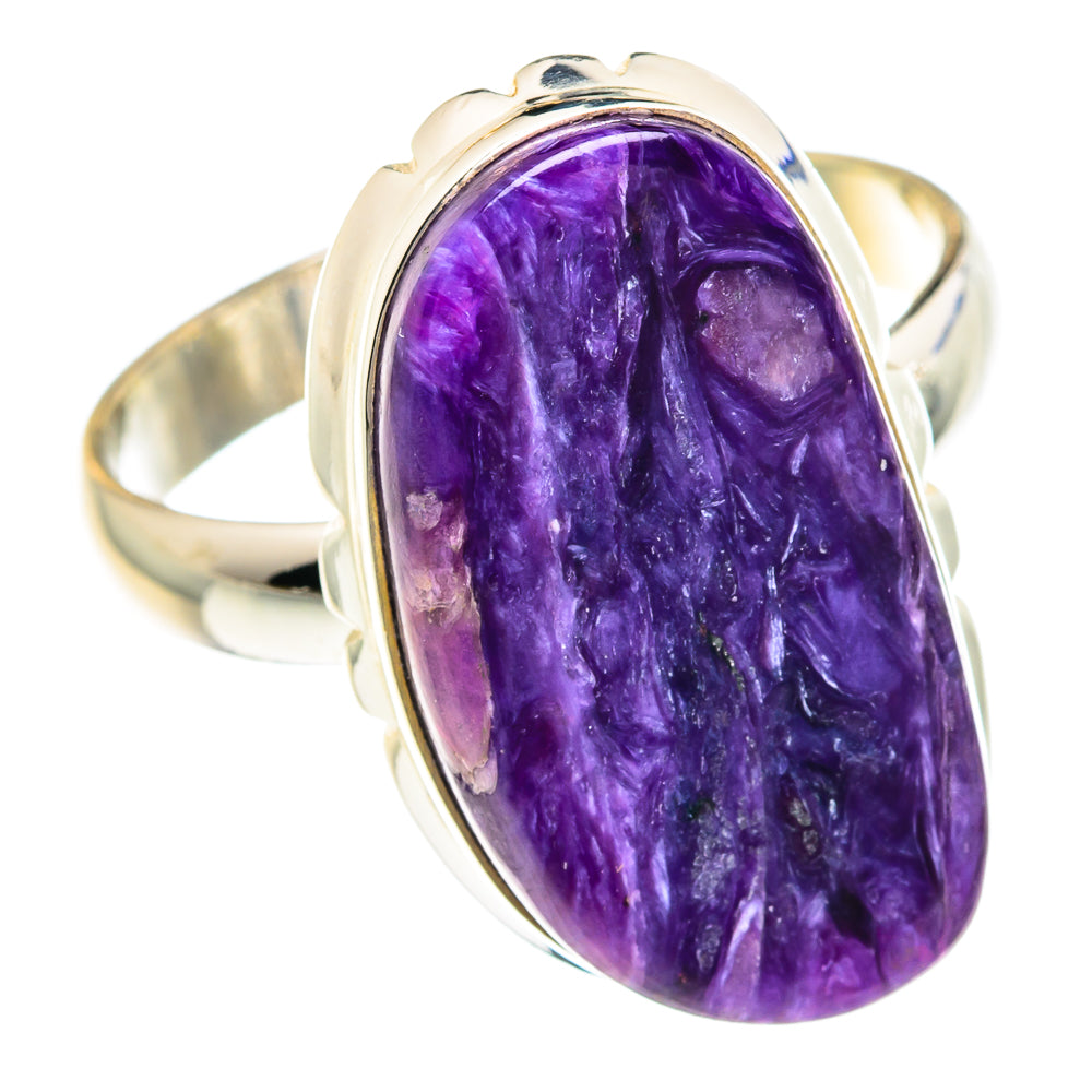 Charoite Rings handcrafted by Anasilvercos - RING88378