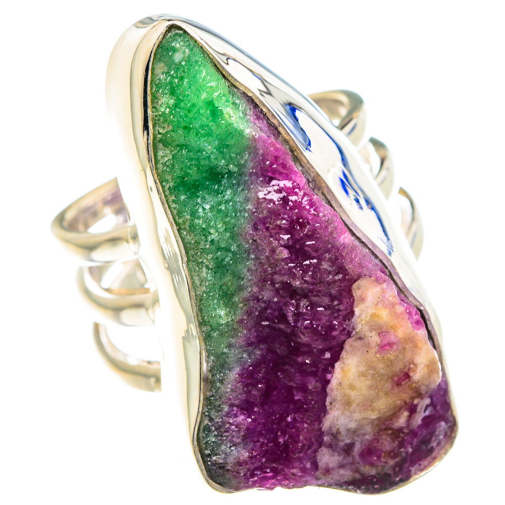 Ruby Zoisite Rings handcrafted by Anasilvercos - RING88381
