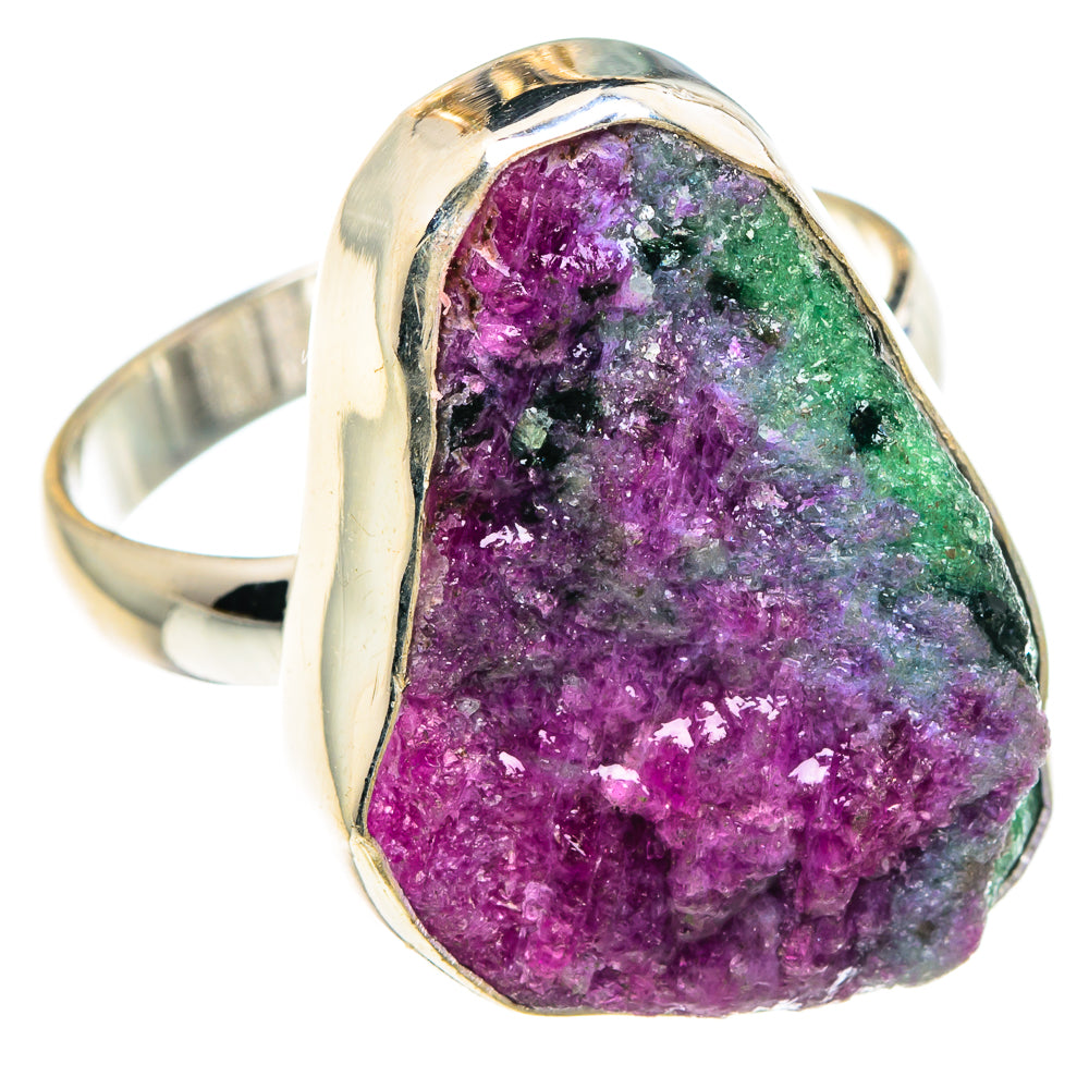 Ruby Zoisite Rings handcrafted by Anasilvercos - RING88382
