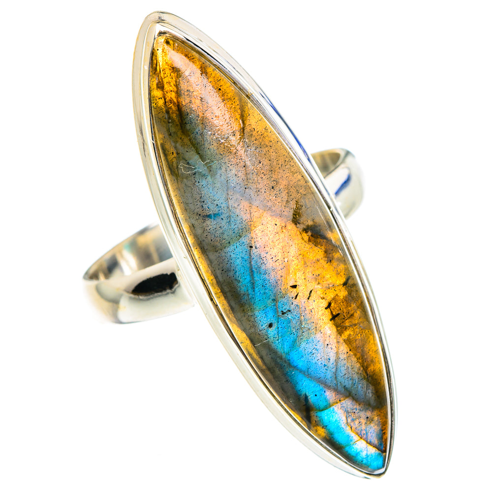 Labradorite Rings handcrafted by Anasilvercos - RING88386