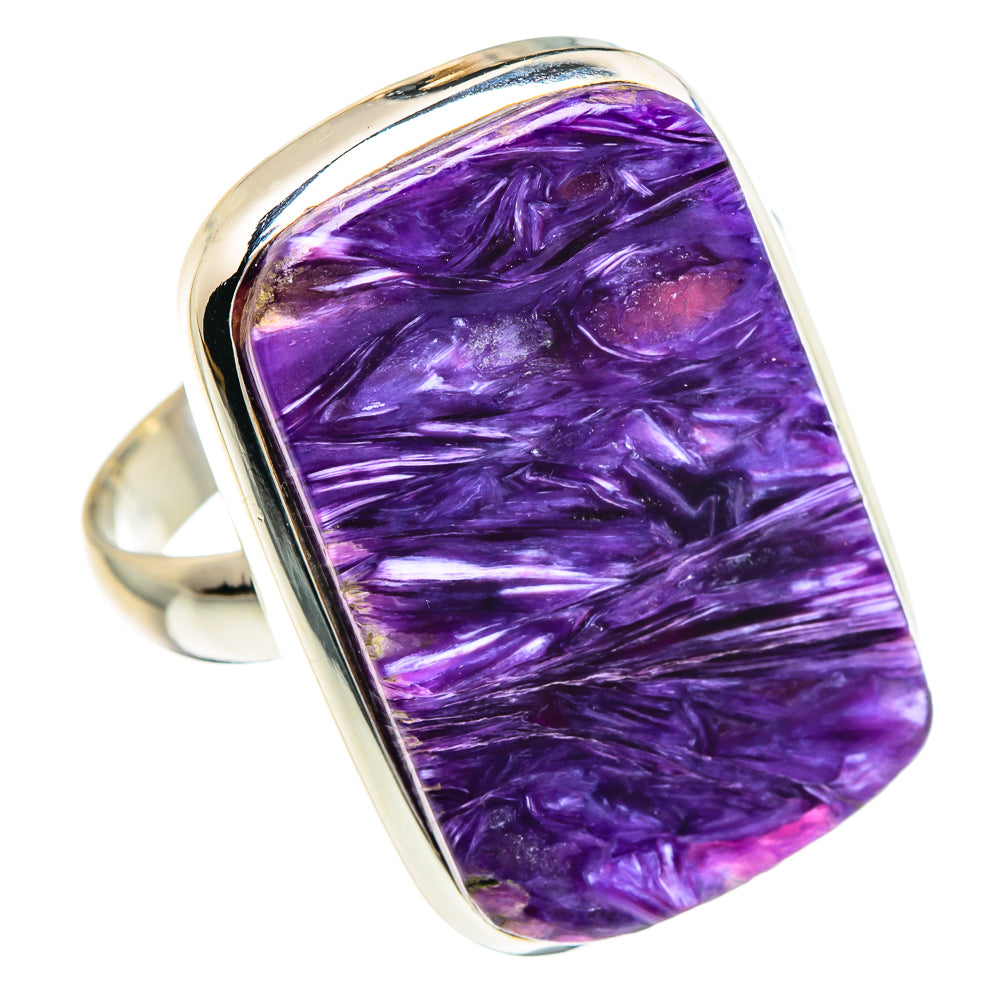 Charoite Rings handcrafted by Anasilvercos - RING88401