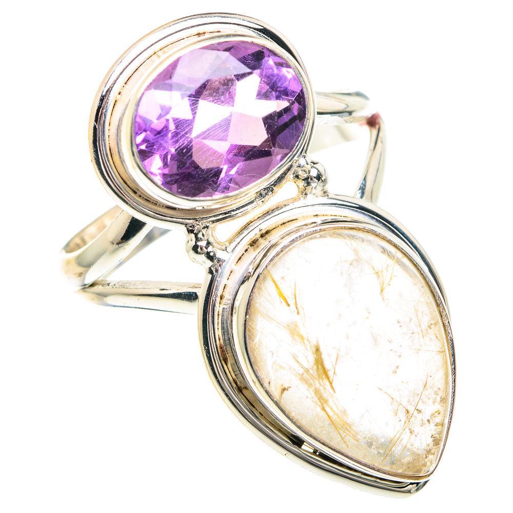 Rose Quartz Rings handcrafted by Anasilvercos - RING88409