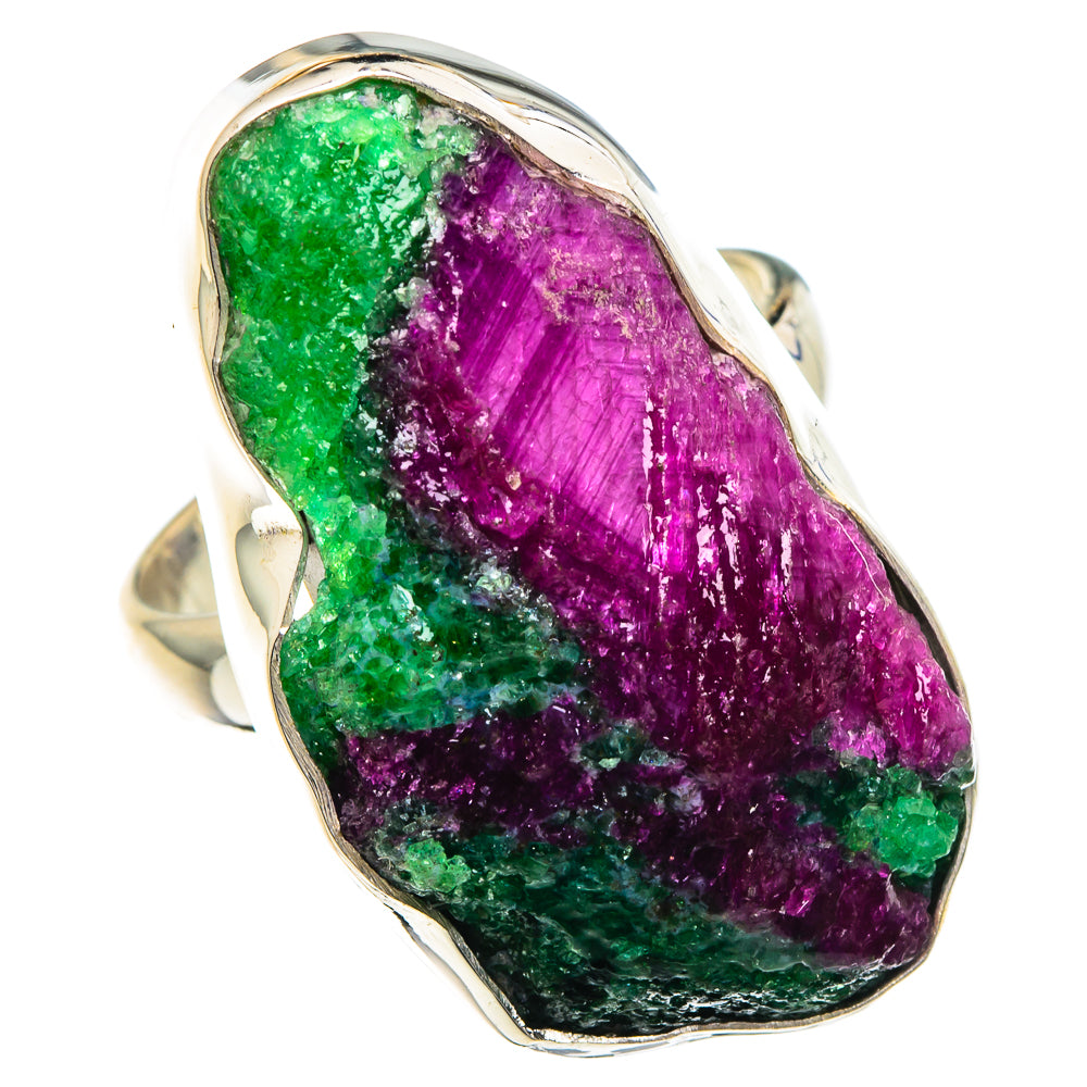 Ruby Zoisite Rings handcrafted by Anasilvercos - RING88410