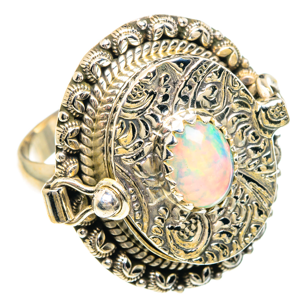 Ethiopian Opal Rings handcrafted by Anasilvercos - RING88411