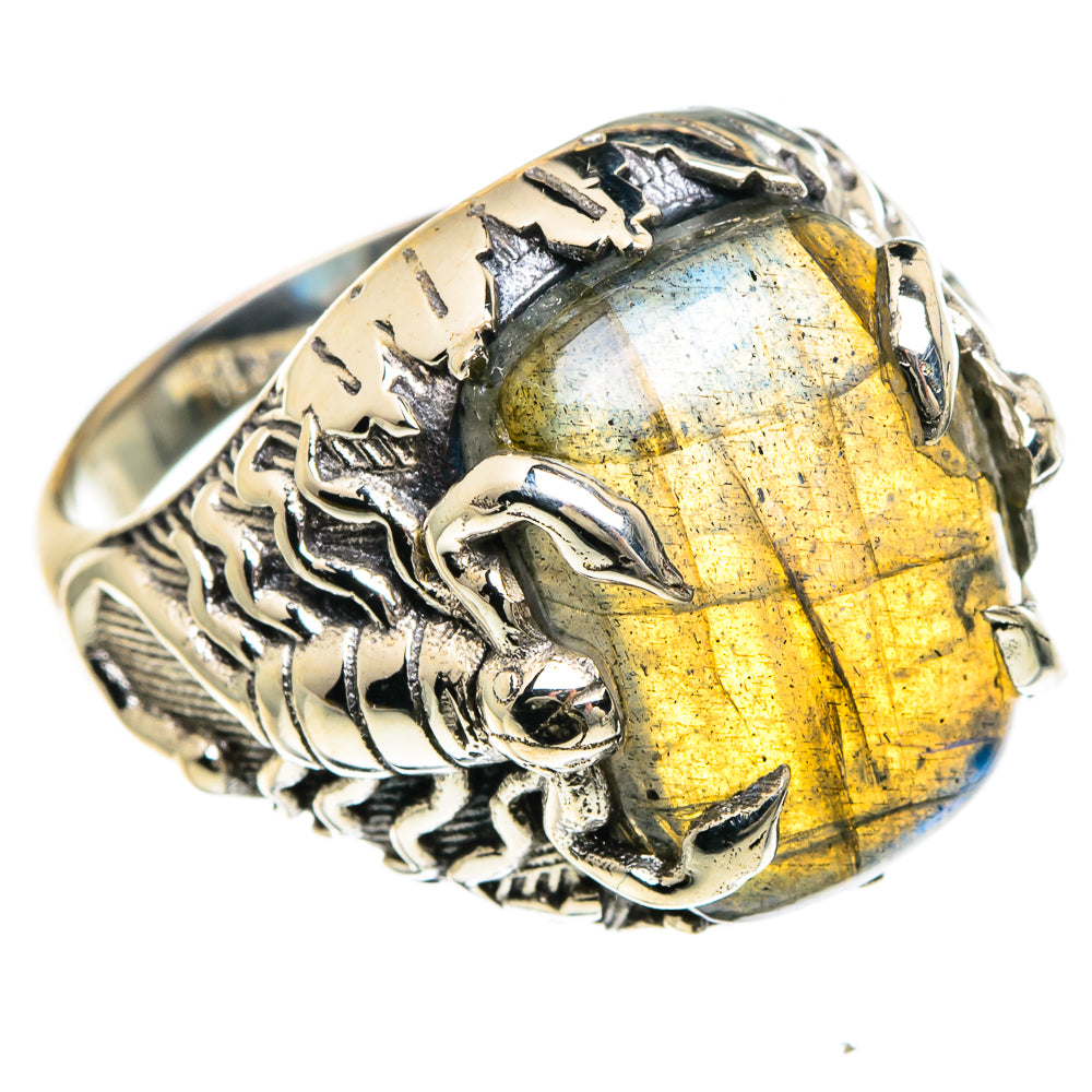 Labradorite Rings handcrafted by Anasilvercos - RING88416