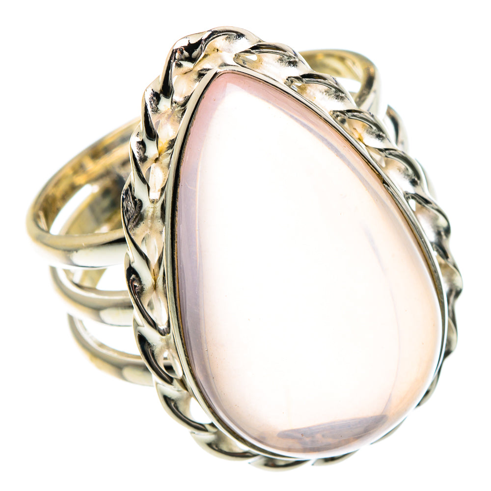Rose Quartz Rings handcrafted by Anasilvercos - RING88429