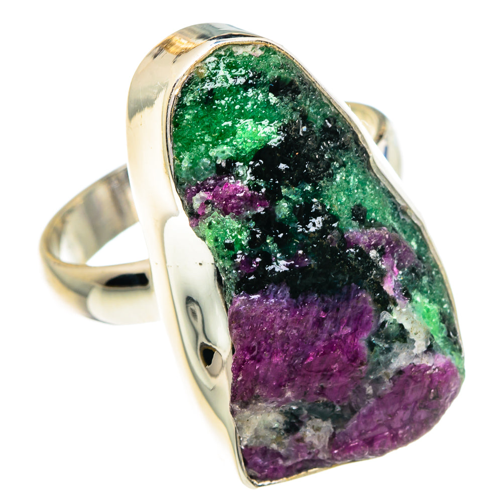 Ruby Zoisite Rings handcrafted by Anasilvercos - RING88437