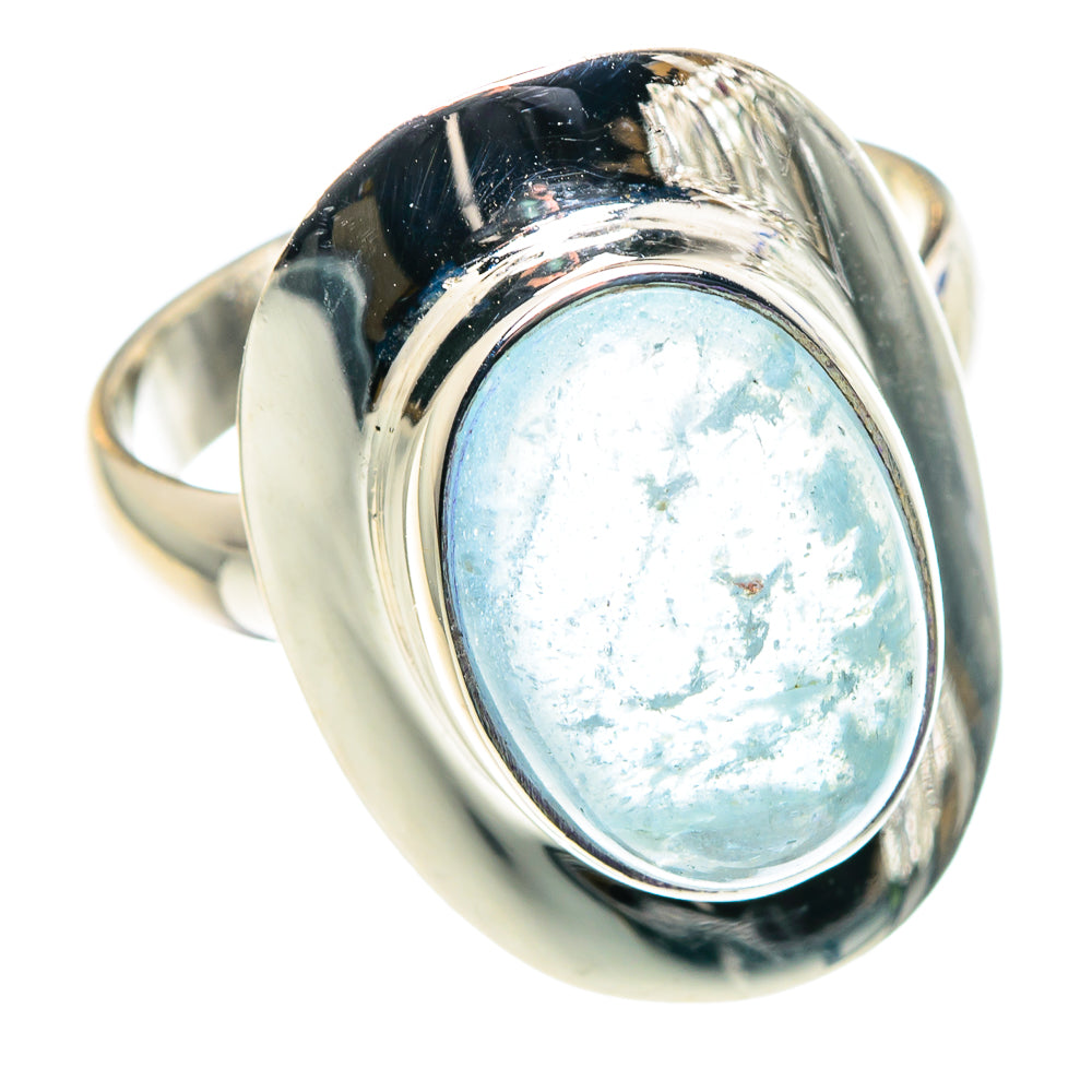 Aquamarine Rings handcrafted by Anasilvercos - RING88441
