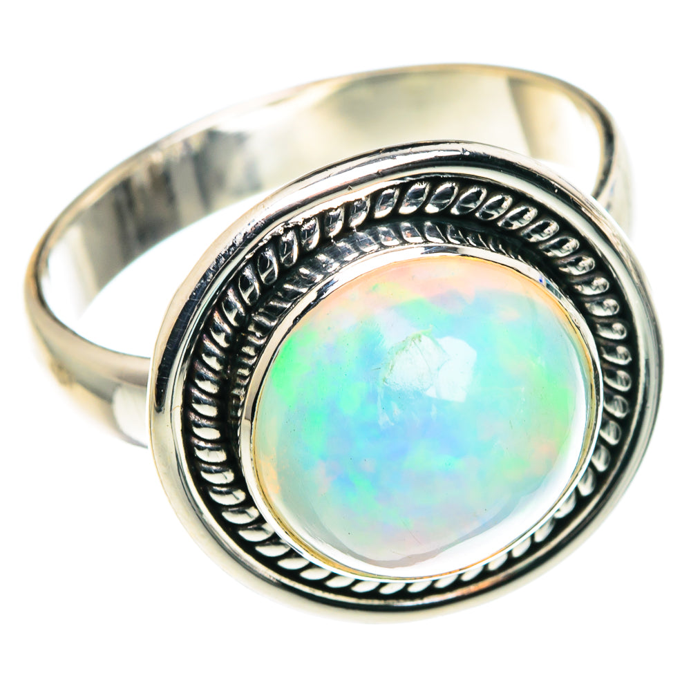 Ethiopian Opal Rings handcrafted by Anasilvercos - RING88466