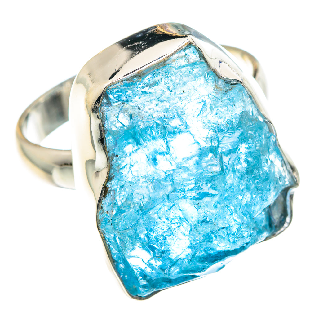 Aquamarine Rings handcrafted by Anasilvercos - RING88471
