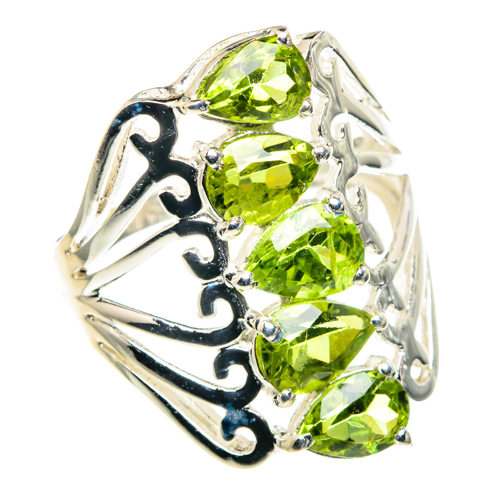 Peridot Rings handcrafted by Anasilvercos - RING88474