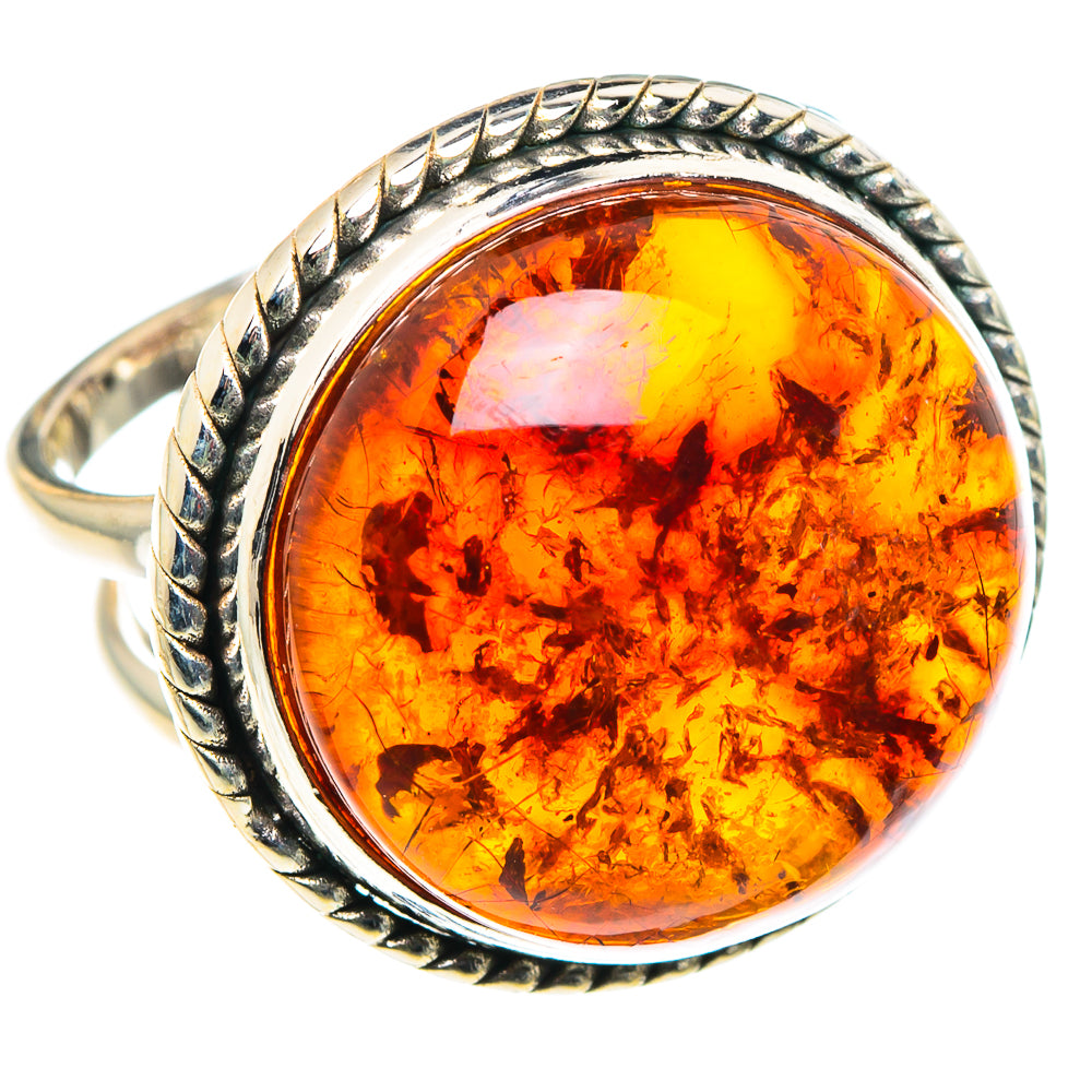 Baltic Amber Rings handcrafted by Anasilvercos - RING88479