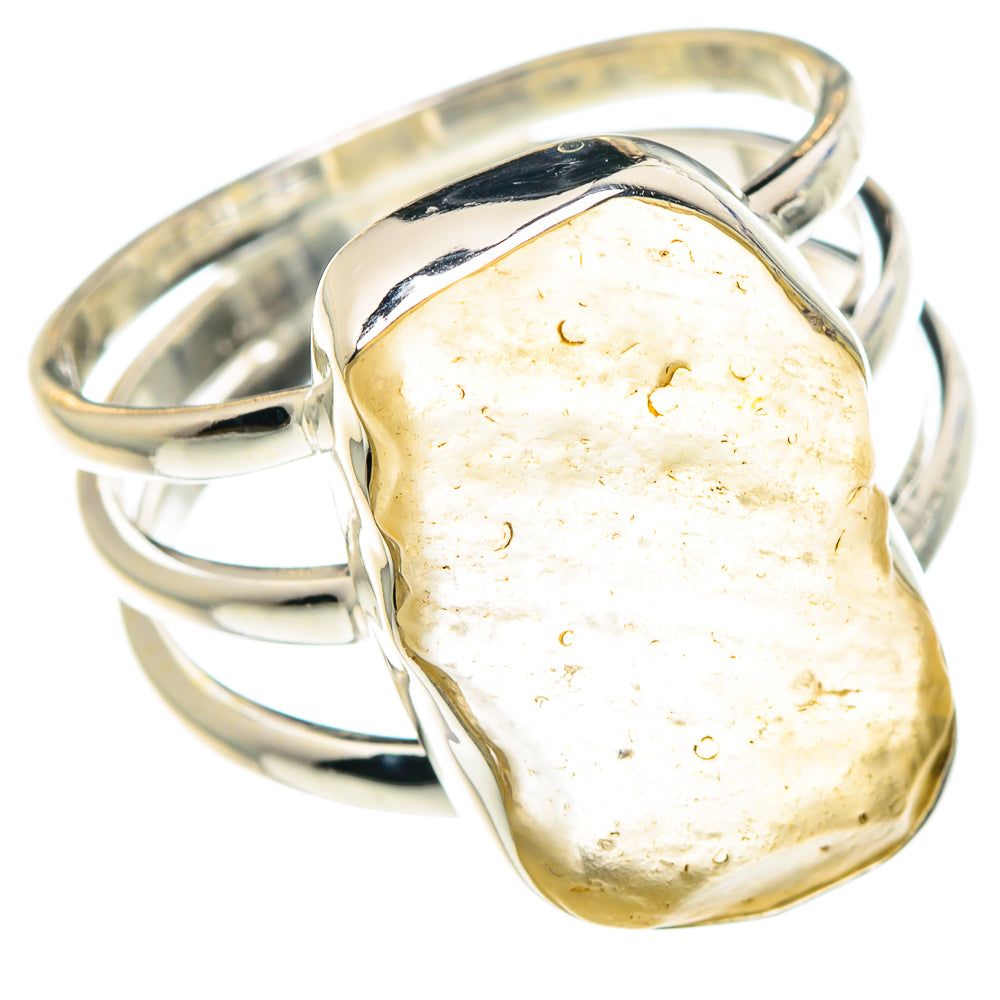 Libyan Desert Glass Rings handcrafted by Anasilvercos - RING88480 - Photo 2