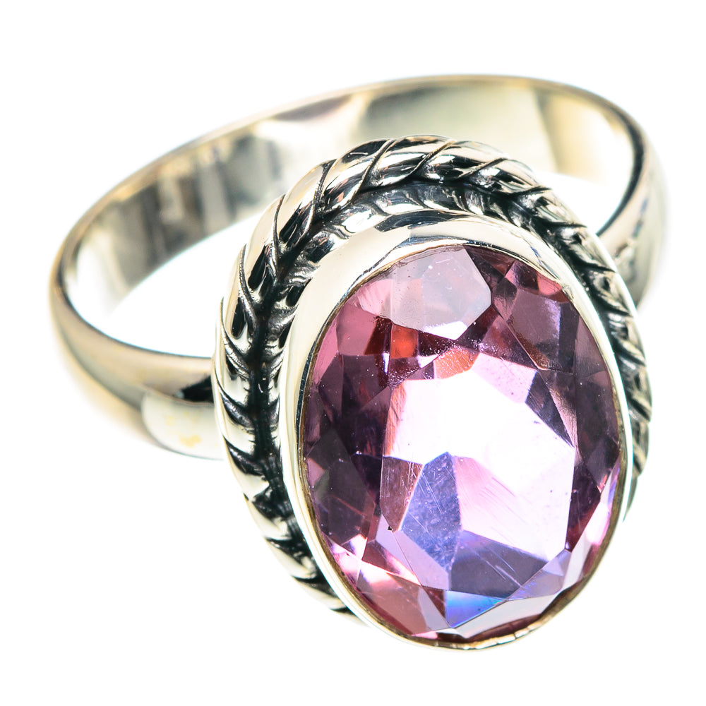 Color Change Alexandrite Rings handcrafted by Anasilvercos - RING88485