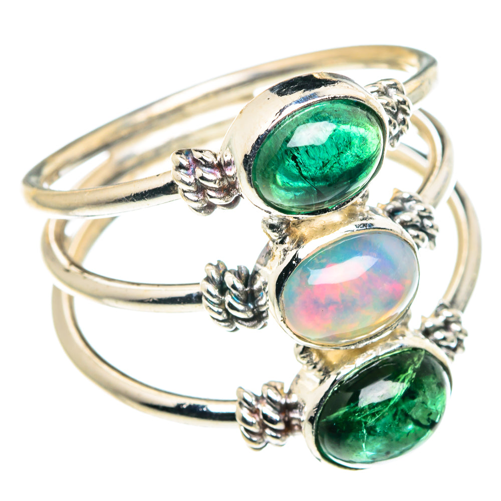 Ethiopian Opal Rings handcrafted by Anasilvercos - RING88492