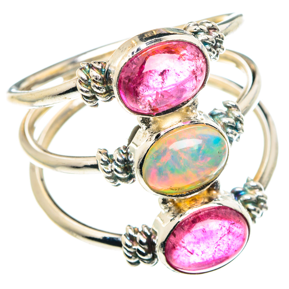 Ethiopian Opal Rings handcrafted by Anasilvercos - RING88493