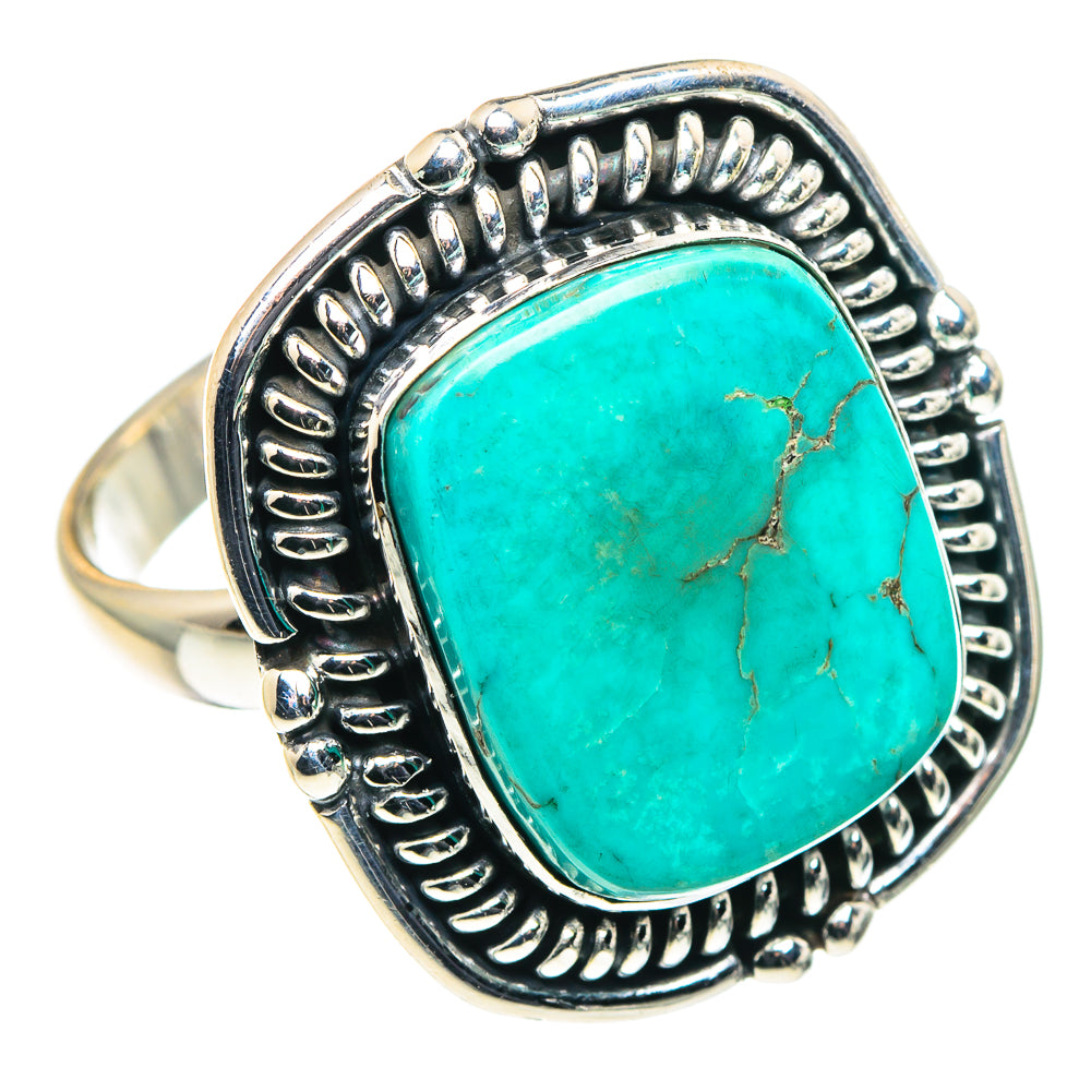 Tibetan Turquoise Rings handcrafted by Anasilvercos - RING88496