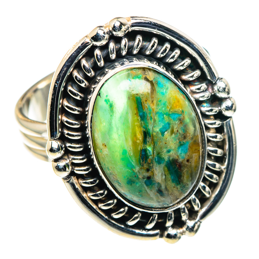 Peruvian Opal Rings handcrafted by Anasilvercos - RING88501