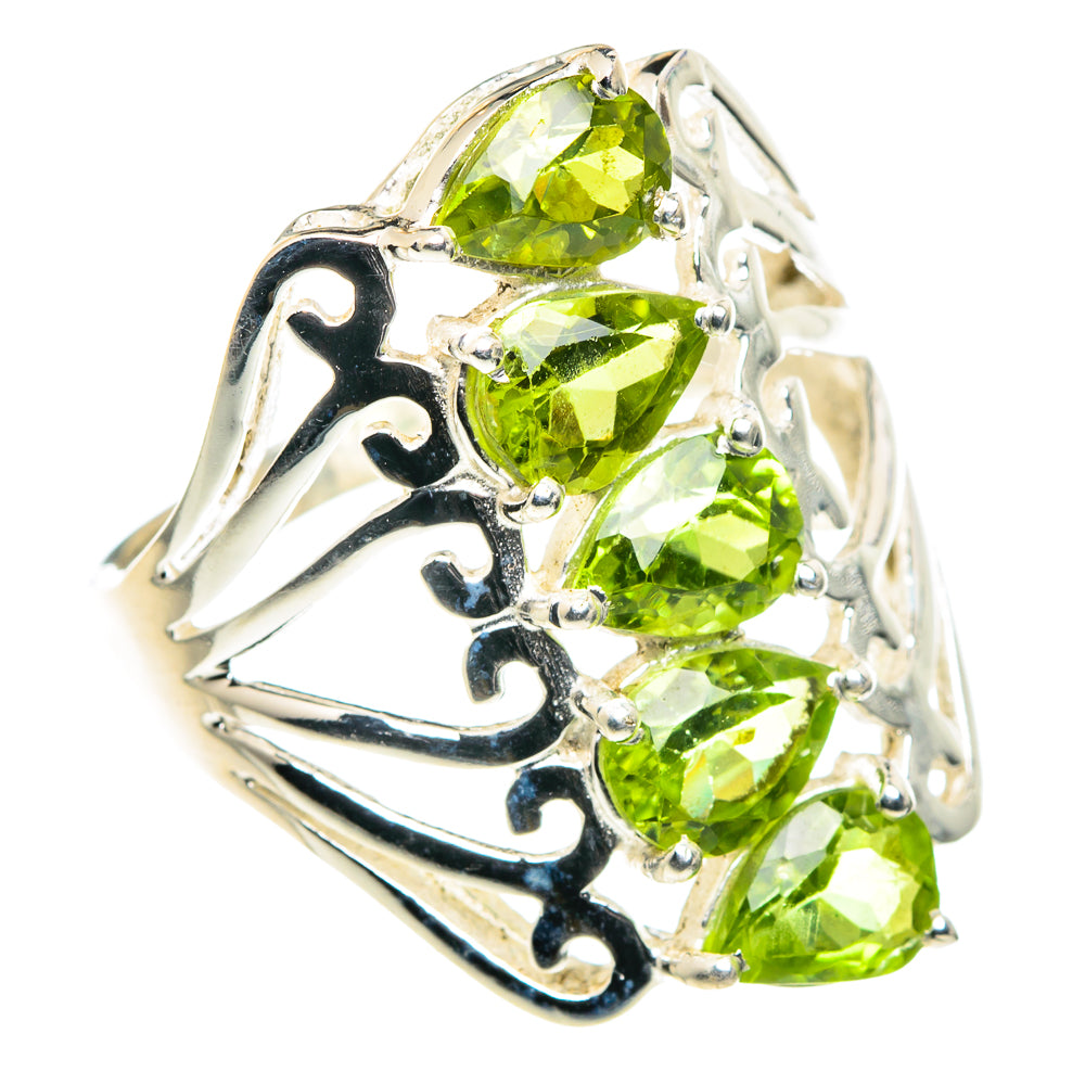 Peridot Rings handcrafted by Anasilvercos - RING88504
