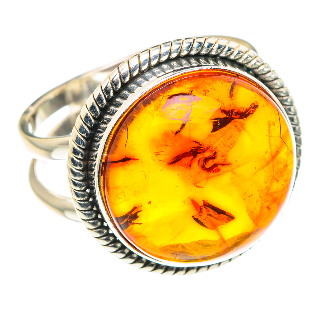 Baltic Amber Rings handcrafted by Anasilvercos - RING88507