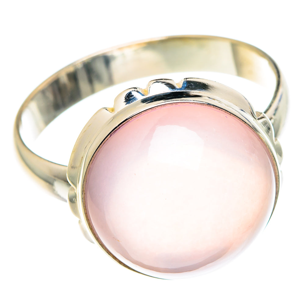 Rose Quartz Rings handcrafted by Anasilvercos - RING88511