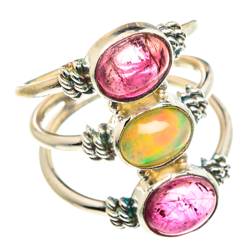Ethiopian Opal Rings handcrafted by Anasilvercos - RING88518