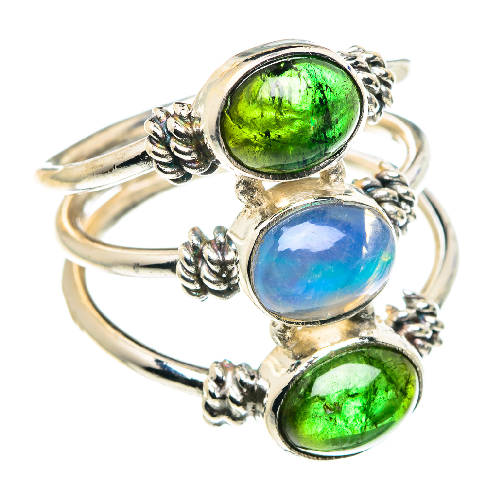 Ethiopian Opal Rings handcrafted by Anasilvercos - RING88519