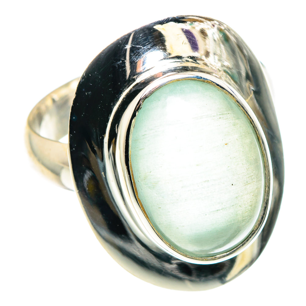 Aqua Chalcedony Rings handcrafted by Anasilvercos - RING88520
