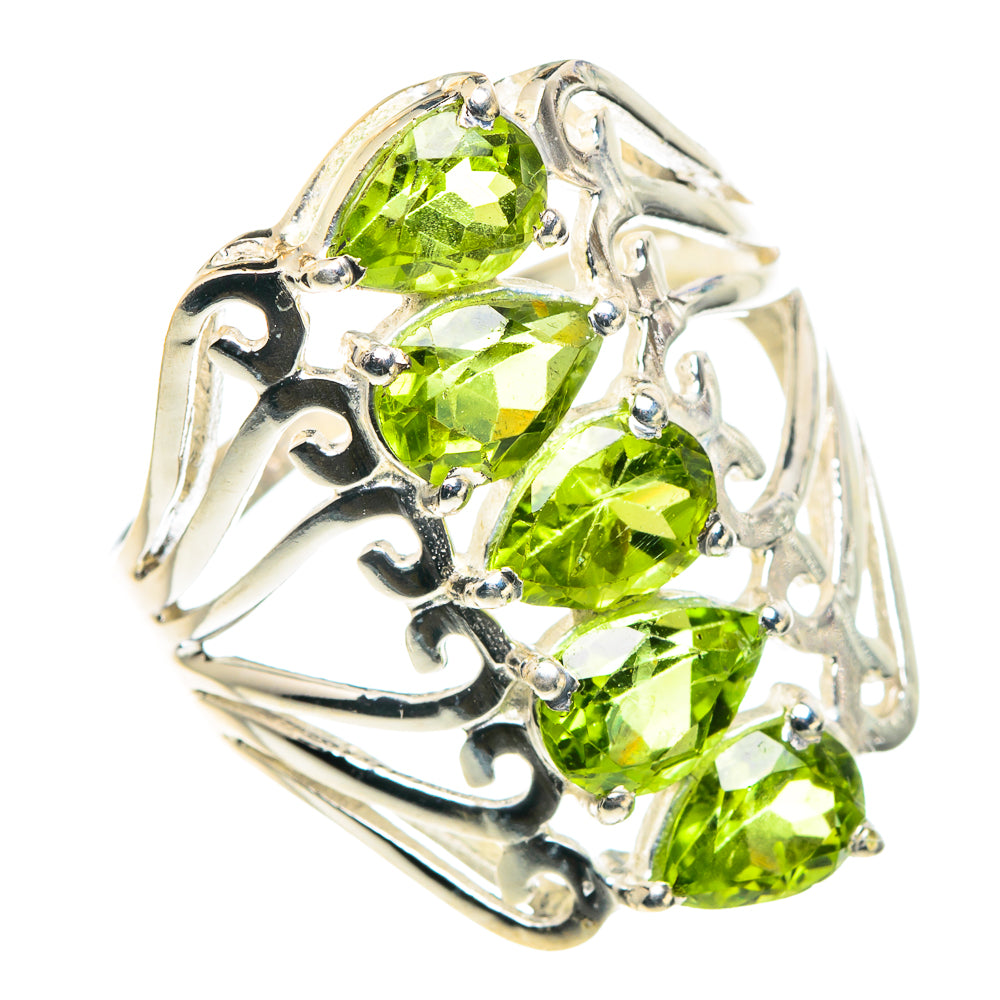 Peridot Rings handcrafted by Anasilvercos - RING88526