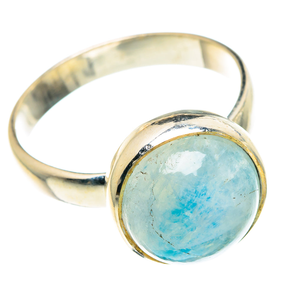 Rainbow Moonstone Rings handcrafted by Anasilvercos - RING88529