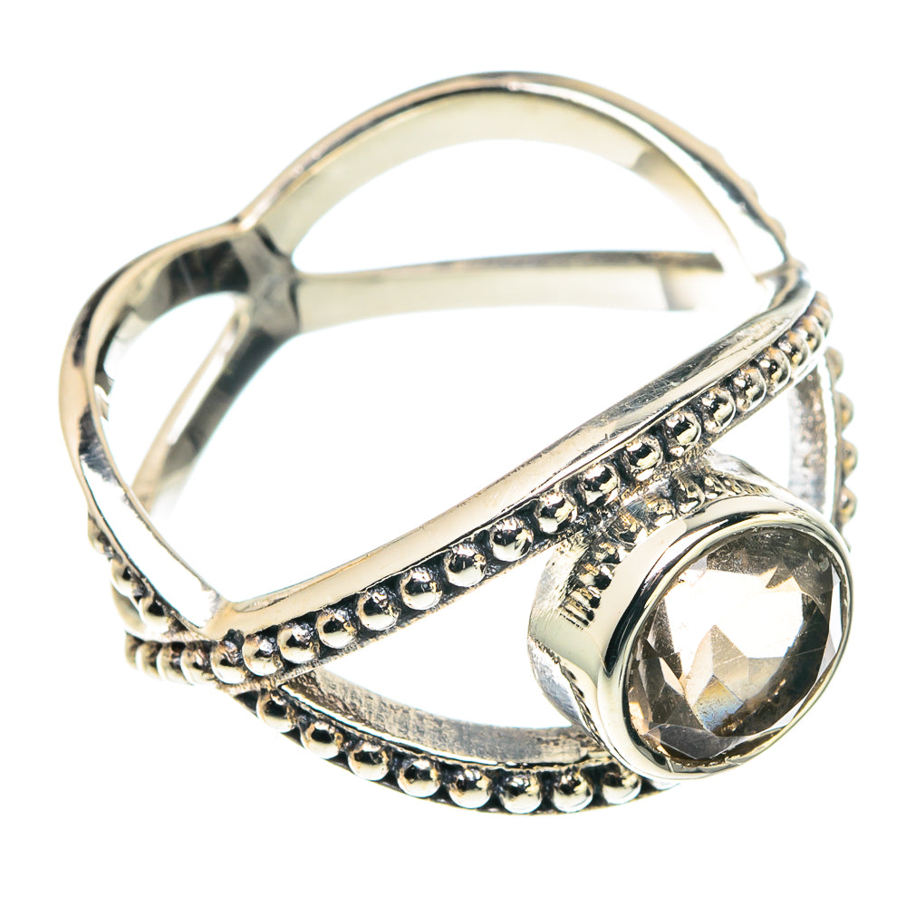 Smoky Quartz Rings handcrafted by Anasilvercos - RING88530