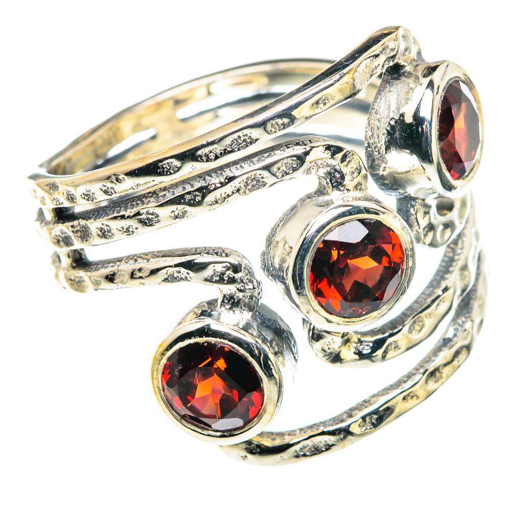 Garnet Rings handcrafted by Anasilvercos - RING88537