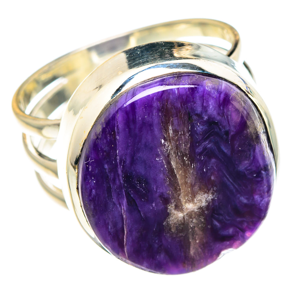 Charoite Rings handcrafted by Anasilvercos - RING88538