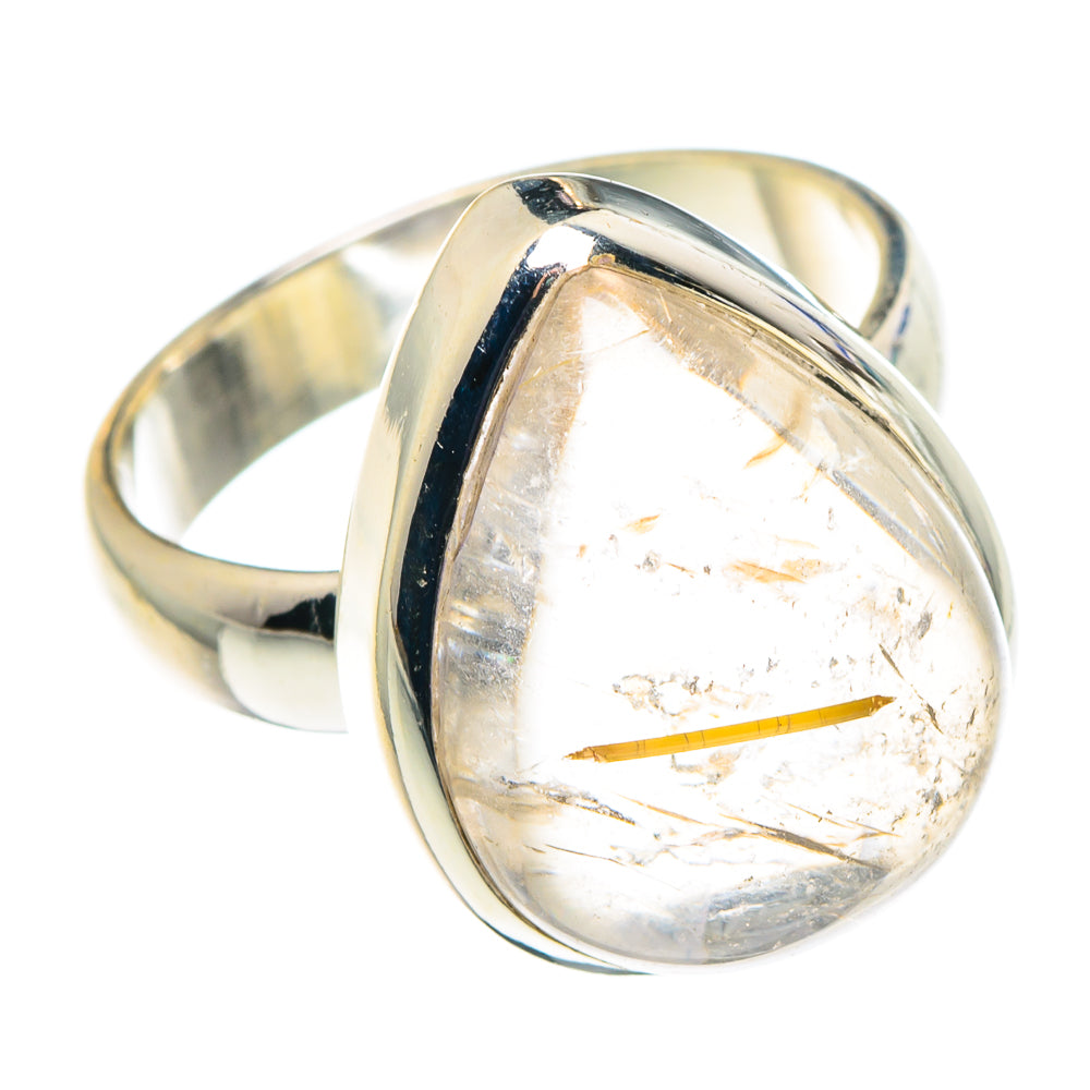 Rutilated Quartz Rings handcrafted by Anasilvercos - RING88541 - Photo 2