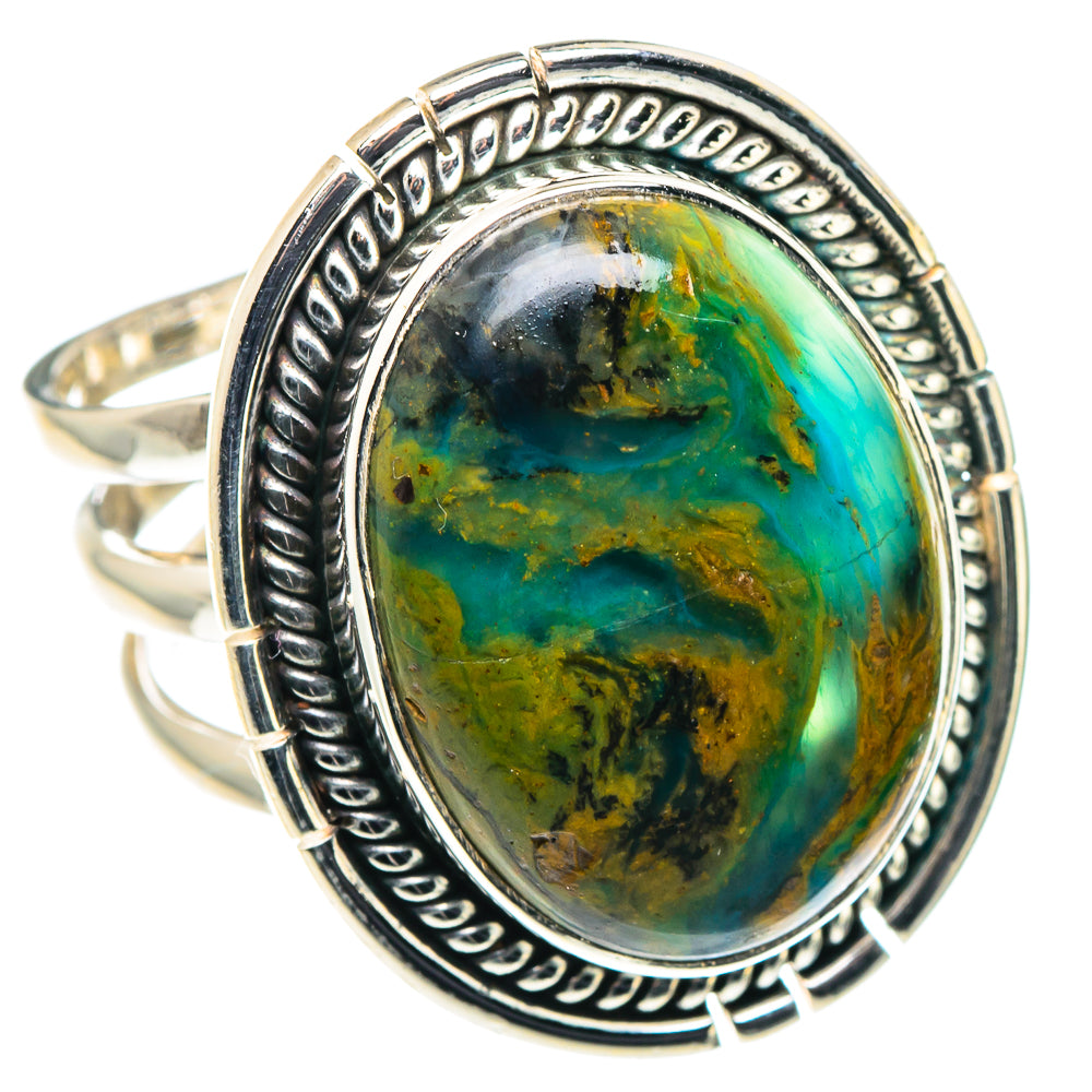 Peruvian Opal Rings handcrafted by Anasilvercos - RING88546