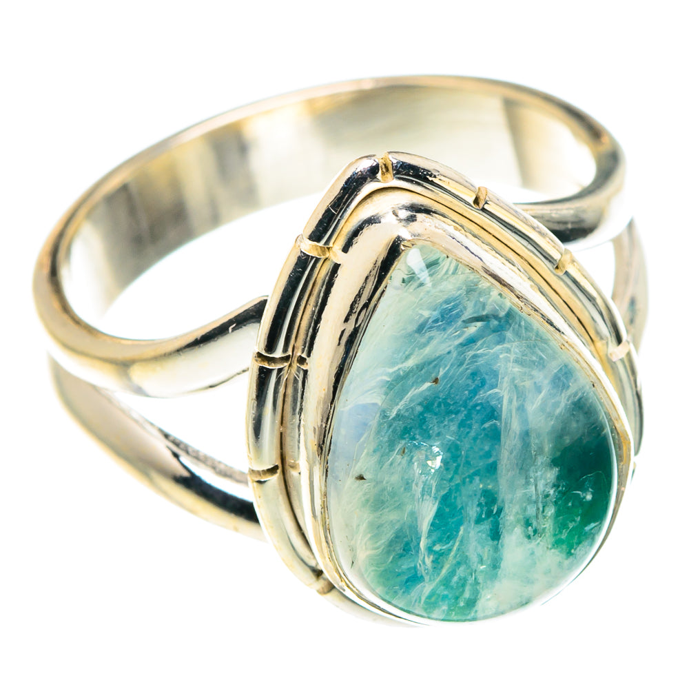 Rainbow Moonstone Rings handcrafted by Anasilvercos - RING88552