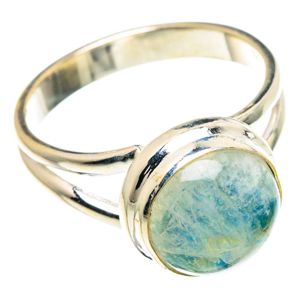 Rainbow Moonstone Rings handcrafted by Anasilvercos - RING88555