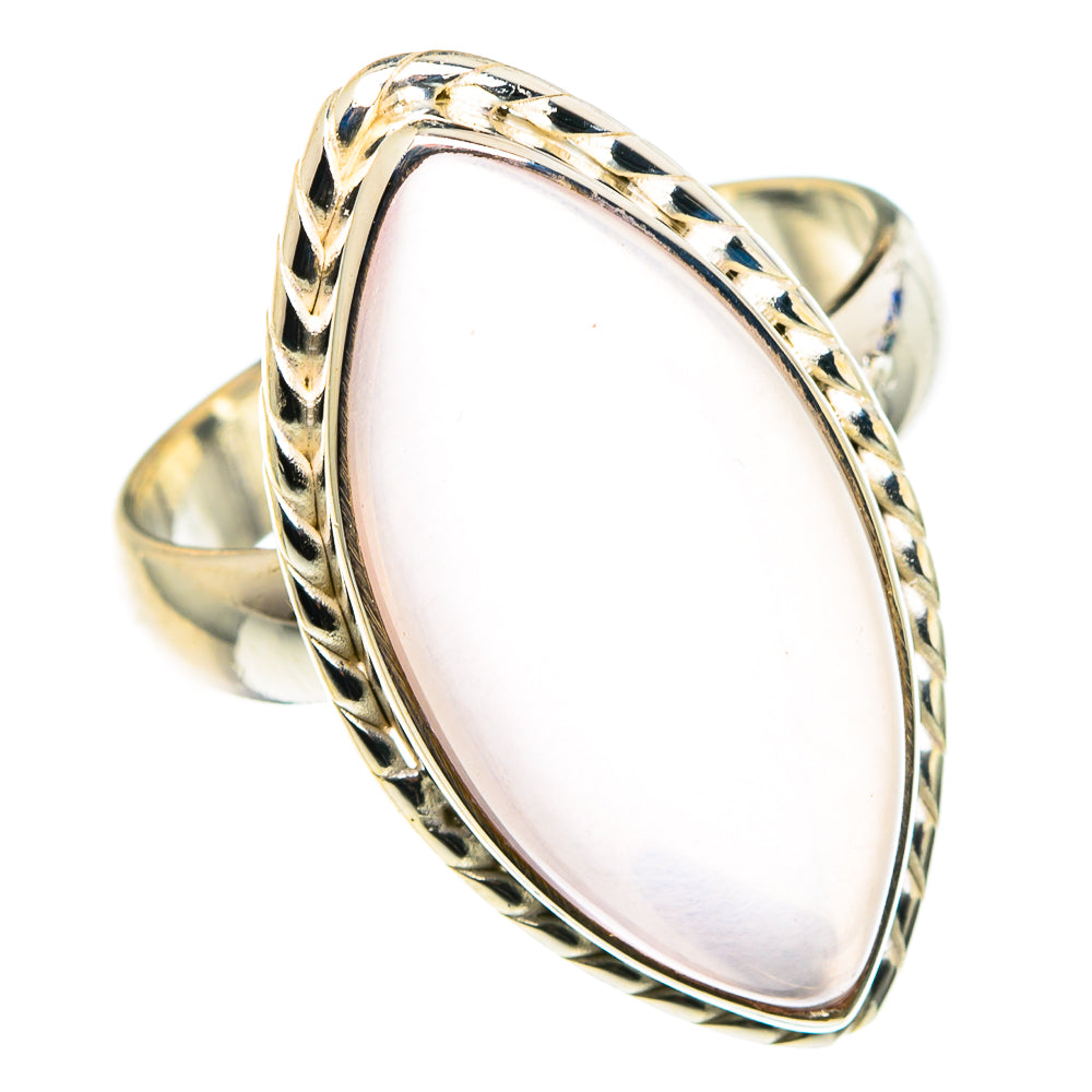 Rose Quartz Rings handcrafted by Anasilvercos - RING88560