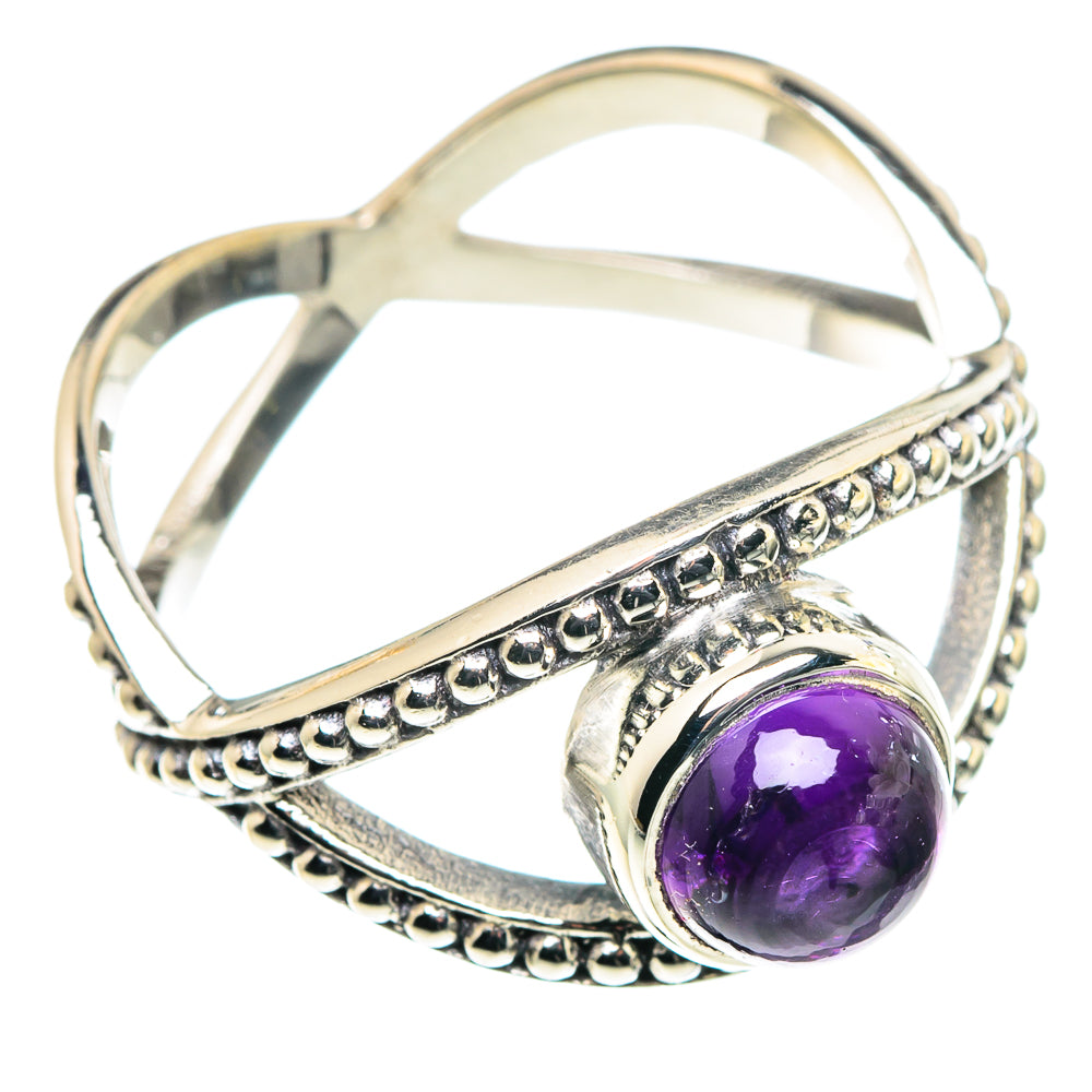Amethyst Rings handcrafted by Anasilvercos - RING88563