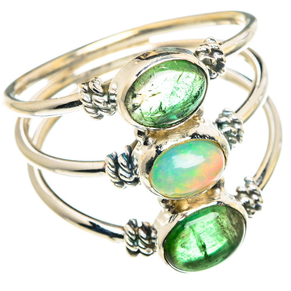 Ethiopian Opal Rings handcrafted by Anasilvercos - RING88566